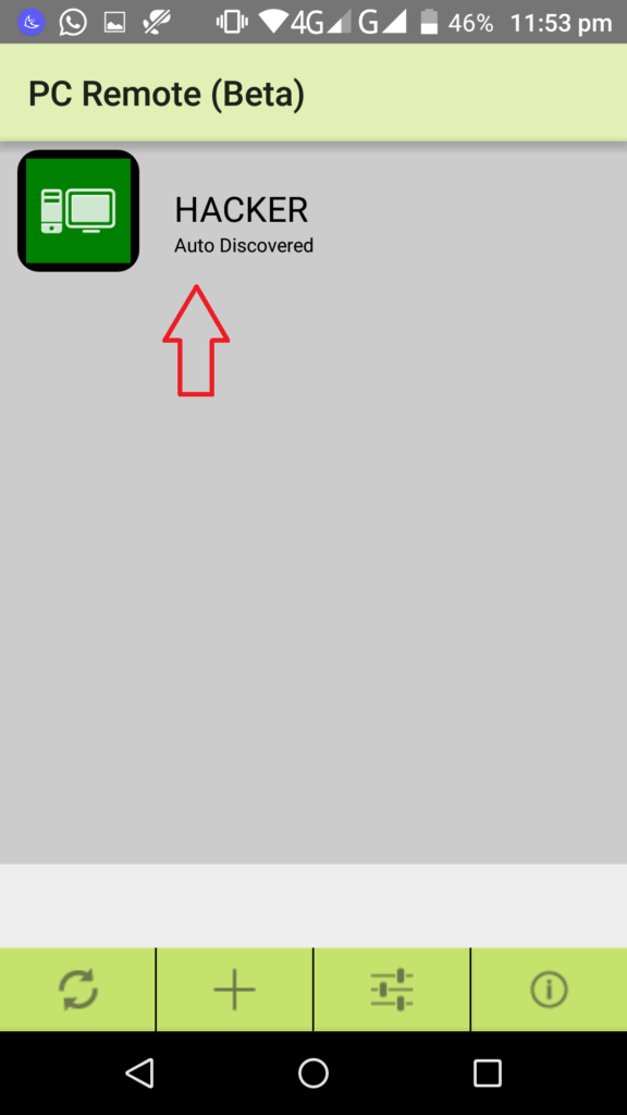 Control your pc from android phone