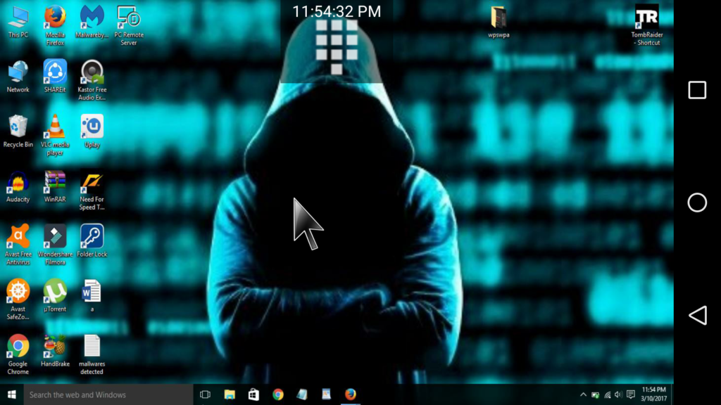 Control your pc from android phone