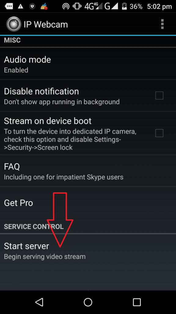 Use your phone as a spy camera