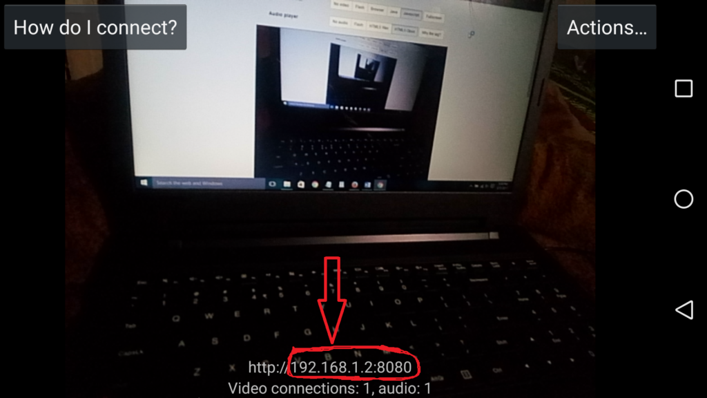 Use your phone as a spy camera
