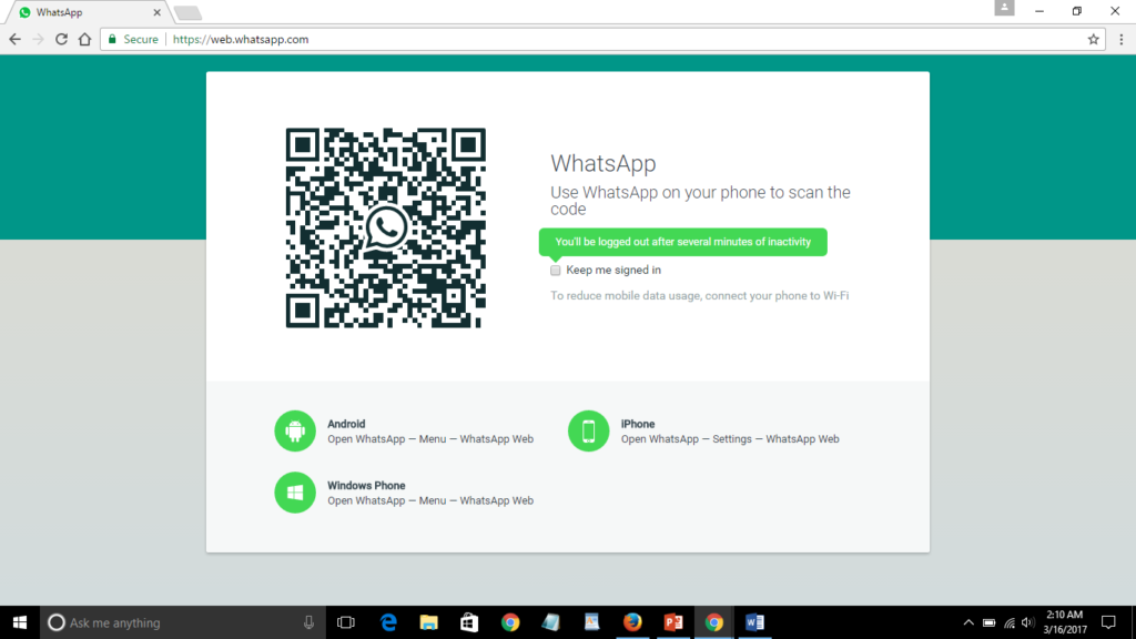 Web whatsapp