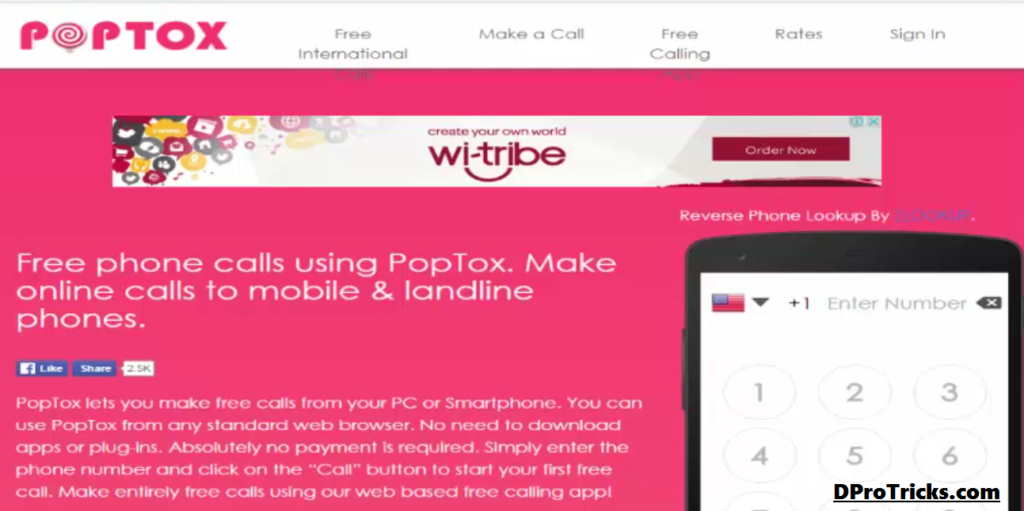 Free calls online without registration