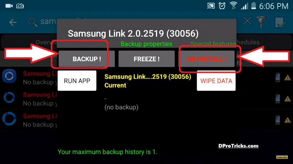 How to delete apps on android
