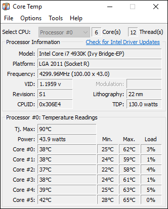 CPU Temp Monitor Windows 10 3