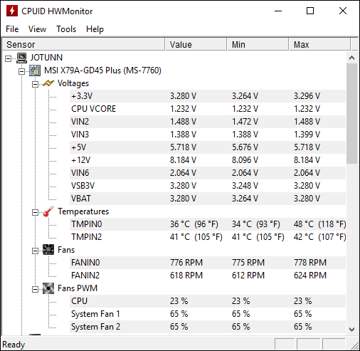 CPU Temp Monitor Windows 10 5