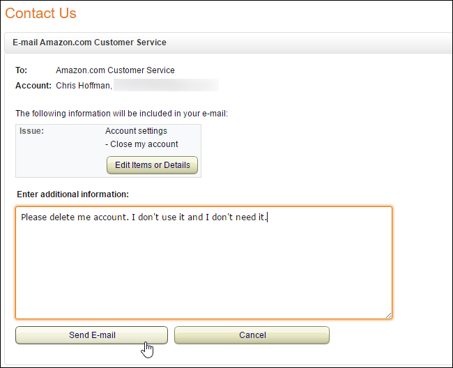 How to Delete Amazon Account 5
