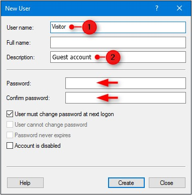 add guest account windows 10 12