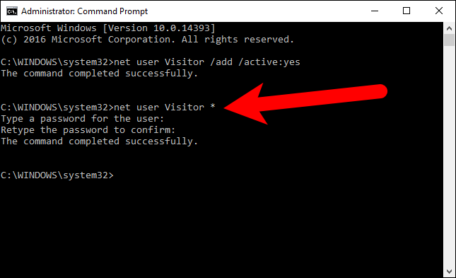 add guest account windows 10 4