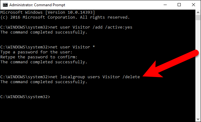 add guest account windows 10 5
