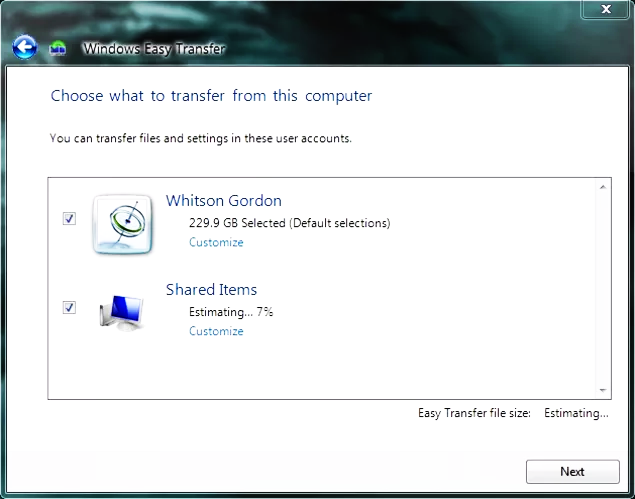 transfer files from pc to pc 2