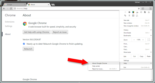 what version of chrome do I have 1