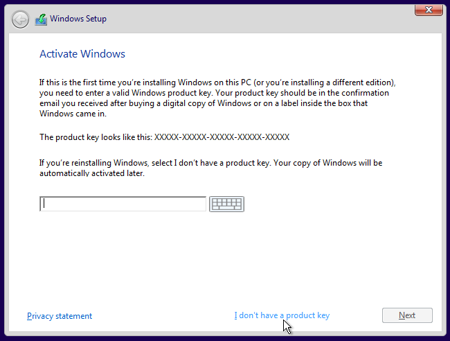 windows 10 without product key 2