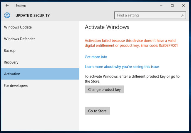 windows 10 without product key 6
