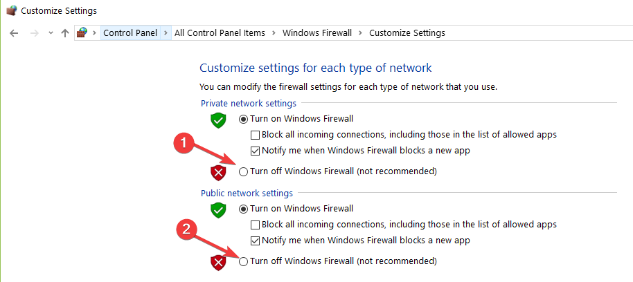 Avast Unable to Start Firewall 5