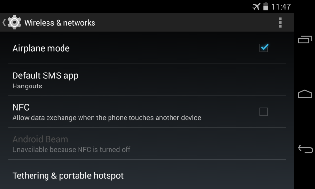 What does airplane mode do 4
