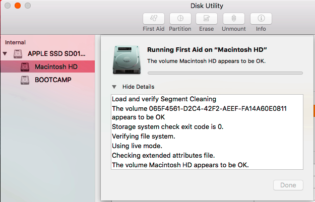 File System Check Exit Code is 8 3