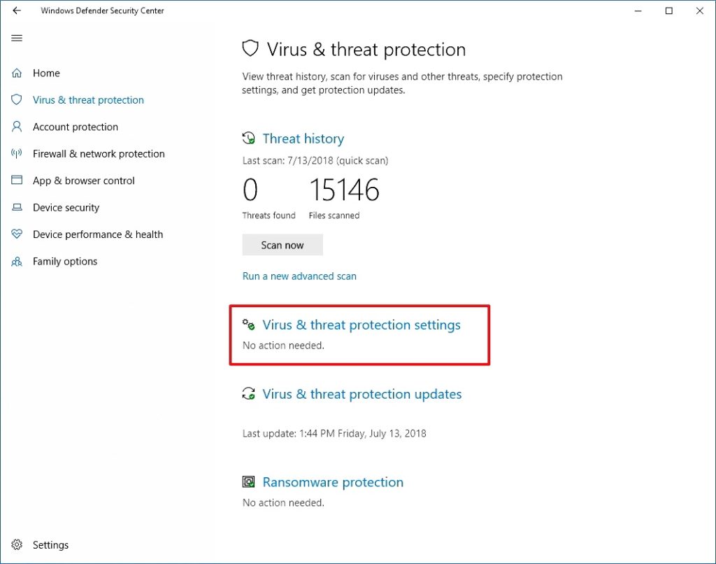 How to Disable Windows Defender 14