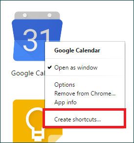 Google calendar app for windows 10 7