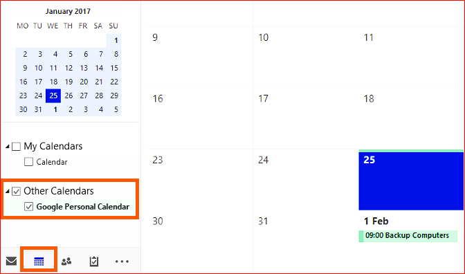 Google calendar app for windows 10 9