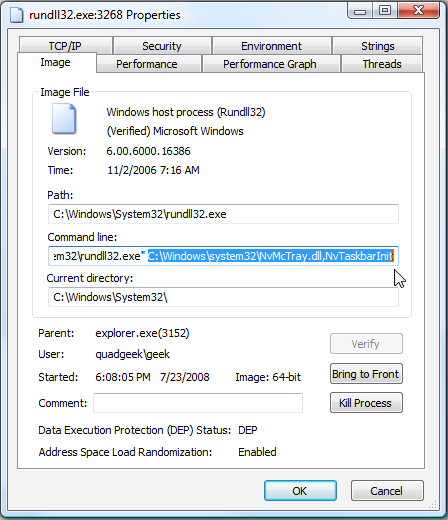 Rundll32.exe Windows Host Process (rundll32) 3