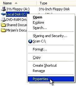 compress this drive to save disk space 11