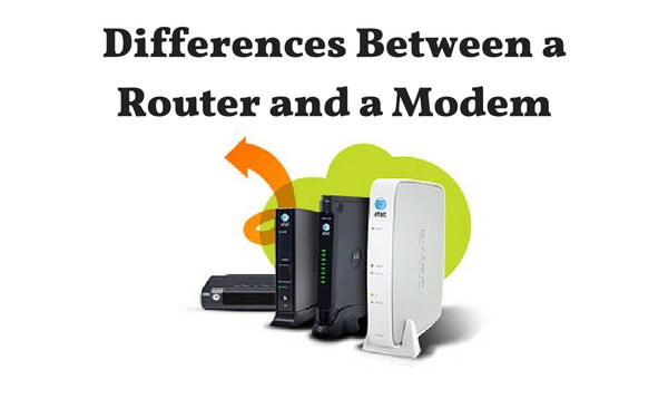 difference between modem and router