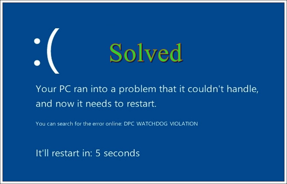 DPC watchdog error