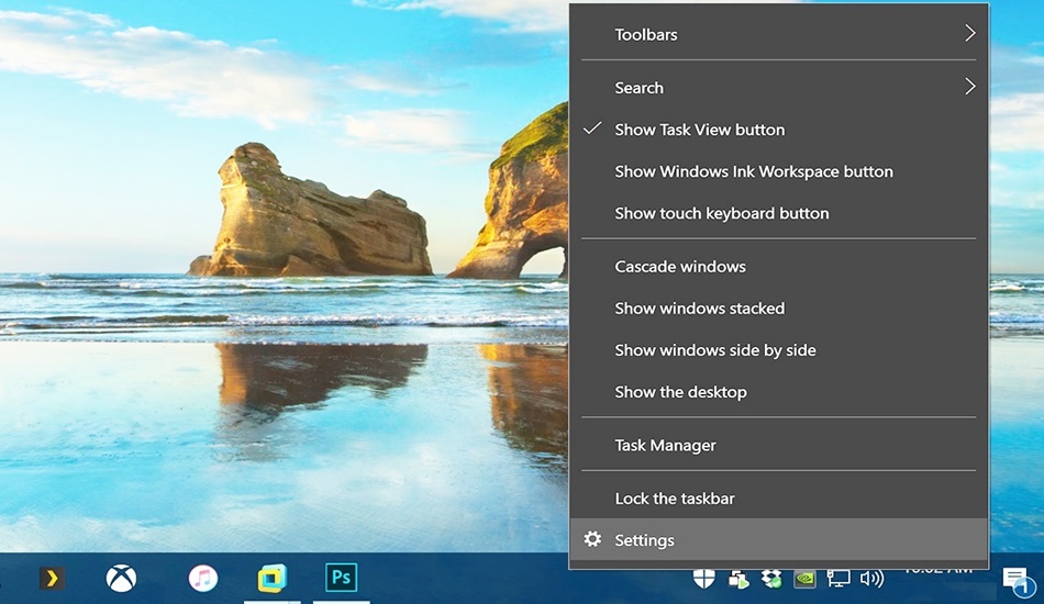windows 10 taskbar won't hide in fullscreen
