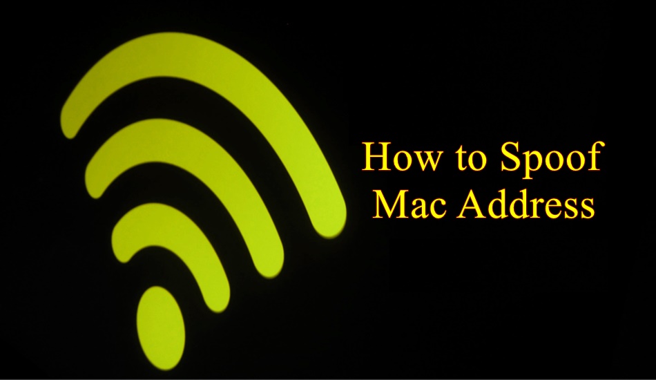 how to spoof mac address