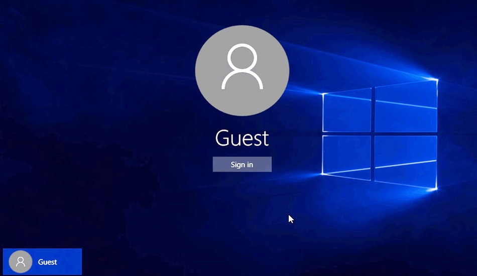 add guest account windows 10